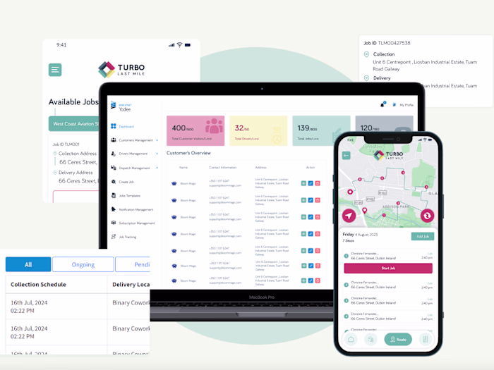 Turbo Last Mile Delivery Application and Website Development 