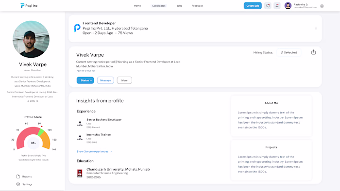 HRMS Website Portal