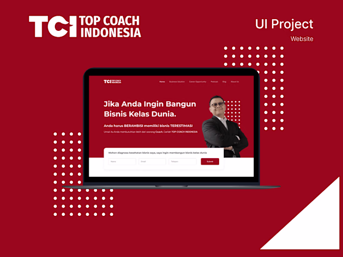 Top Coach Indonesia | Self Branding Coach website redesign