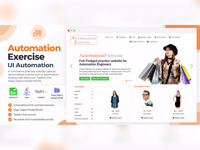 End-to-End UI Test Automation Framework | Java & Selenium