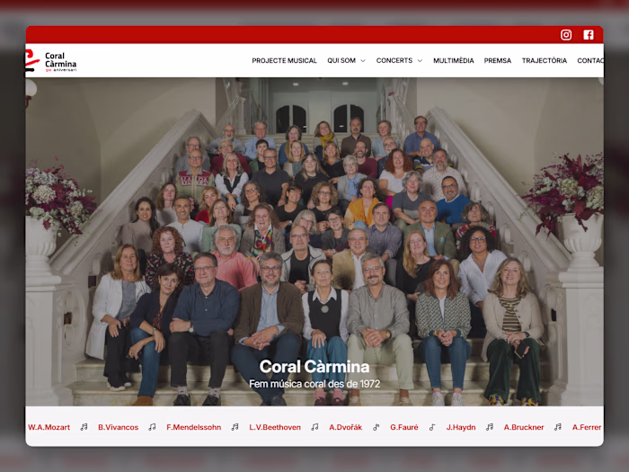 Coral Càrmina – Website Redesign in Framer