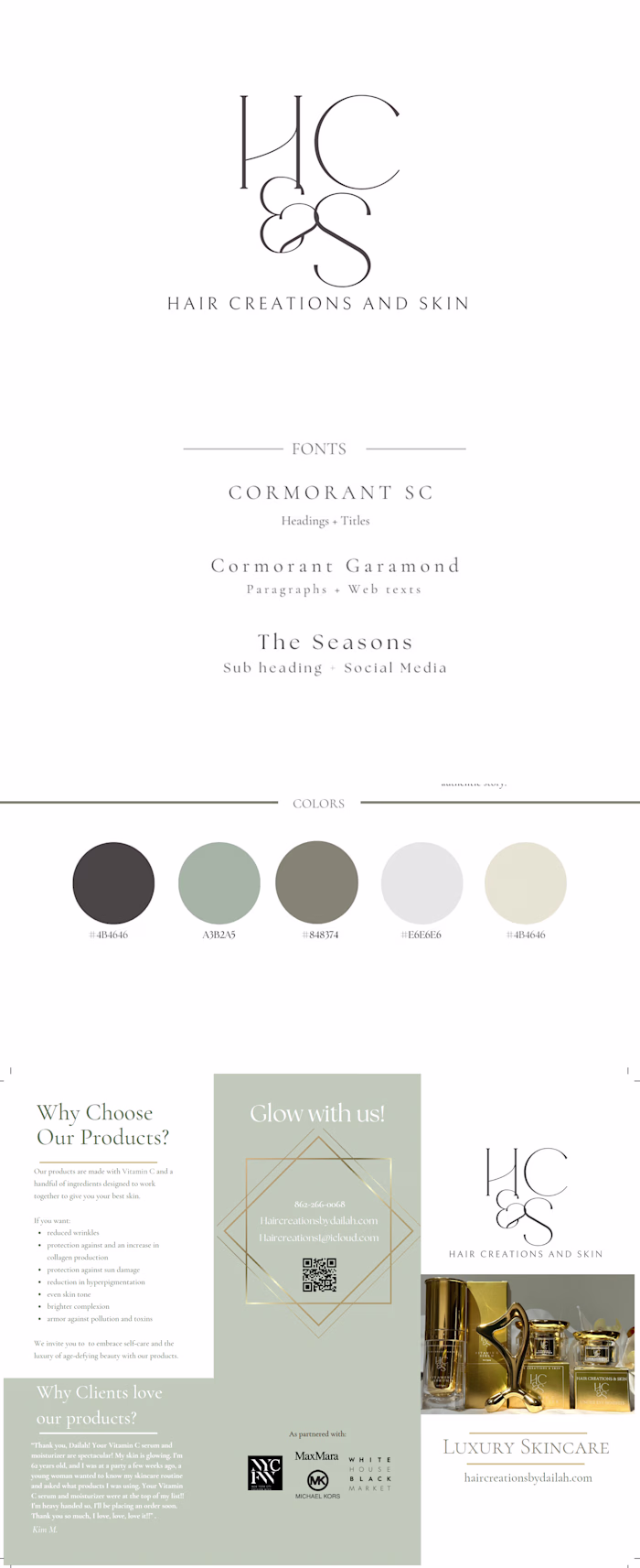 Brand Identity System for Hair