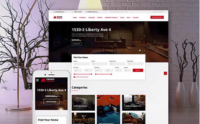 Grand Estate Wordpress Website
