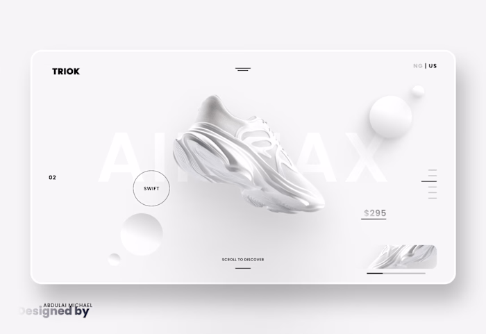 Nike Swift Concept UI (Dark & Light Versions)