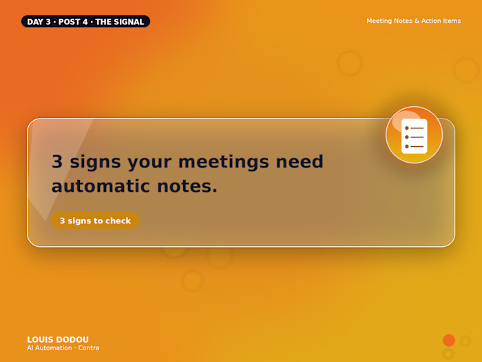 3 signs your meetings need