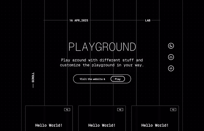 Playground concept