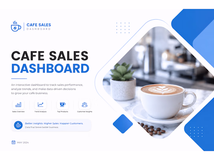 ☕ Cafe Sales Dashboard |