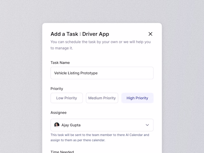 Add Task in your Calendar.
