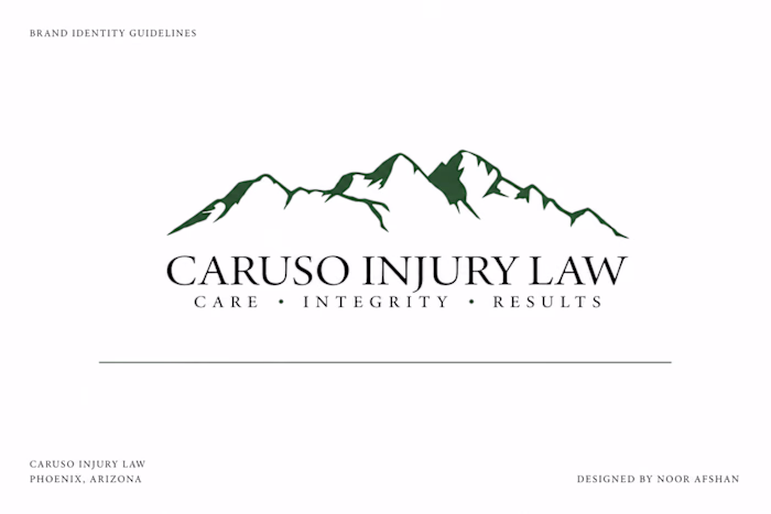 Caruso Injury Law — Complete Brand Identity Guide