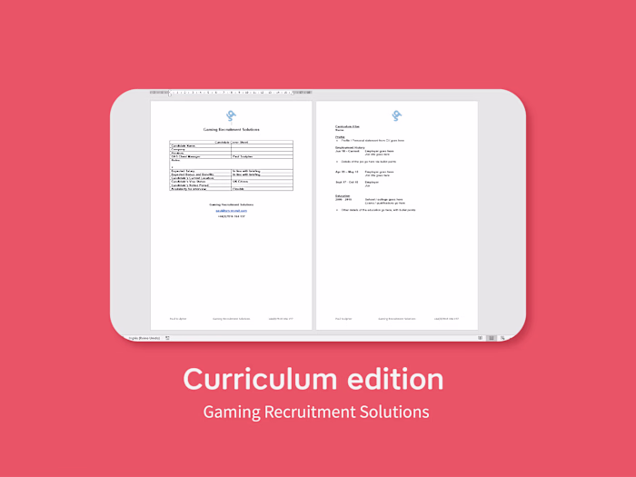 Curriculum edition 
