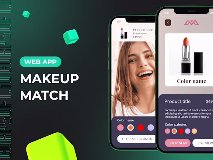 B2C makeup application development