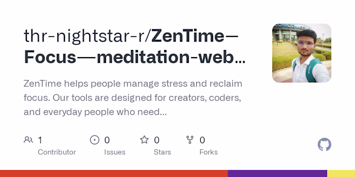 ZenTime: Focus & Meditation Web App