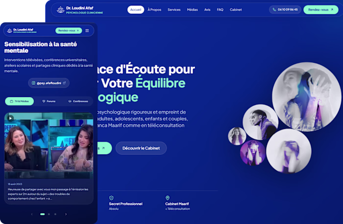 Afaf Loudini | Clinical Psychology Practice Website