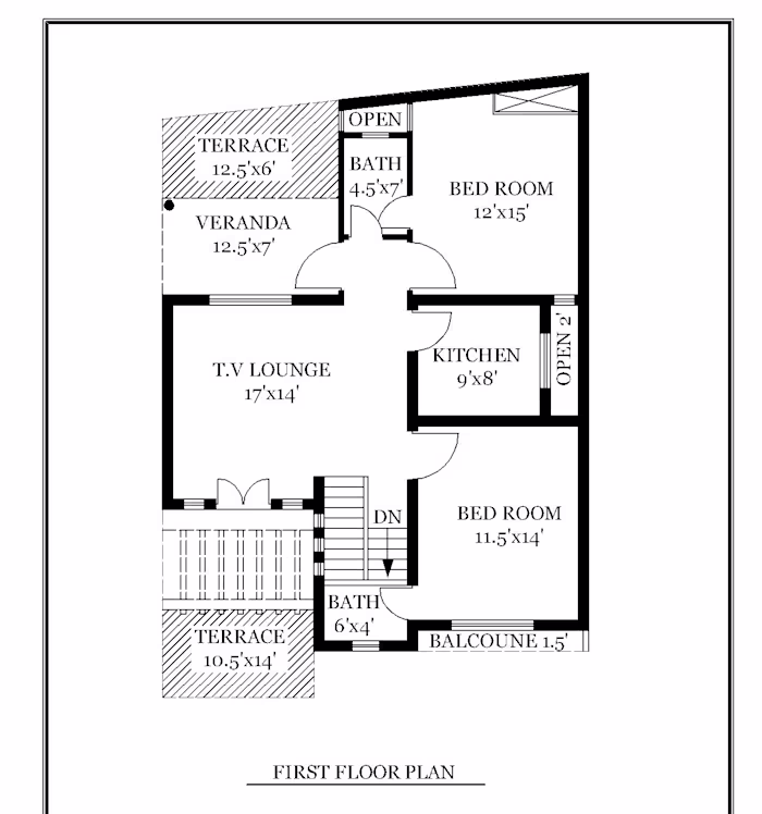 First floor plan