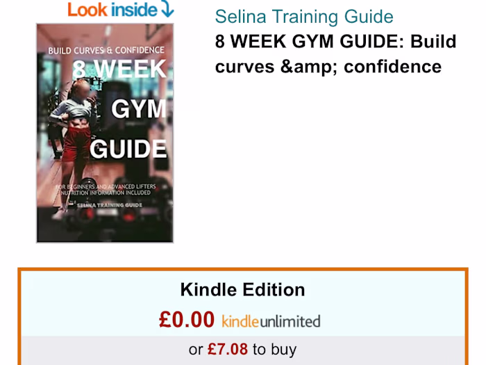 8 WEEK GYM GUIDE: Build curves & confidence eBook : Training Gu…