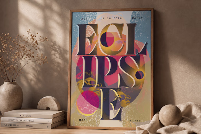Solar Eclipse Poster
