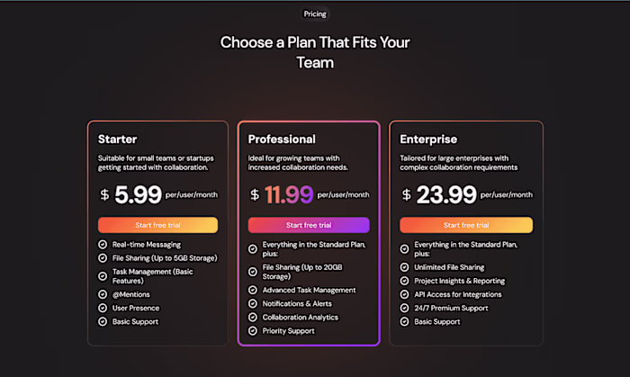 SaaS Application UI/UX