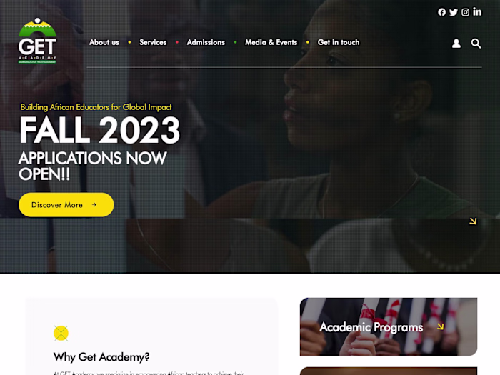  Get Academy: Transformative Logo & Web Design