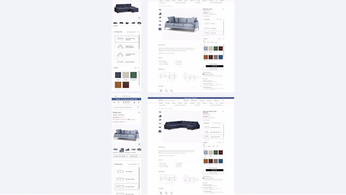 CITY Furniture: PDP Configurator