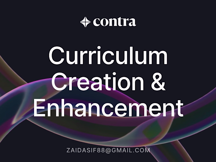 Curriculum Vitae Creation and Enhancement