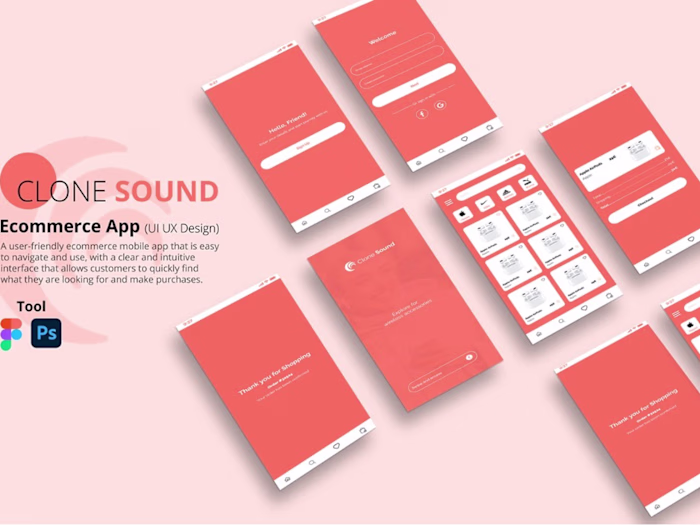 Ecommerce App UI Design - Clone Sound