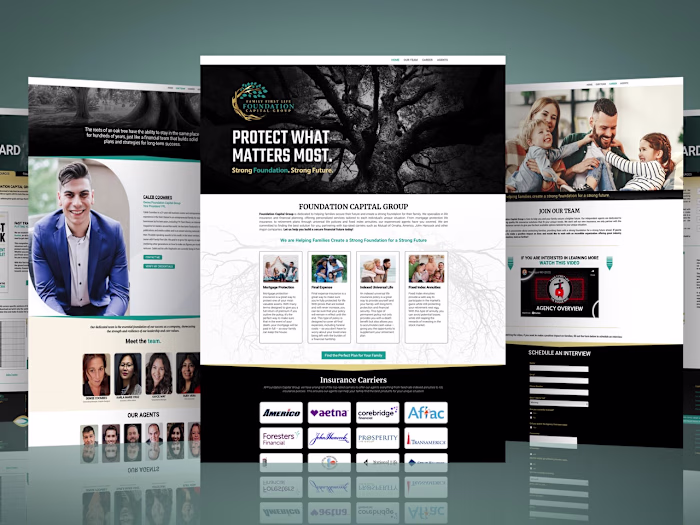 WordPress Website Design w/ Agent Login