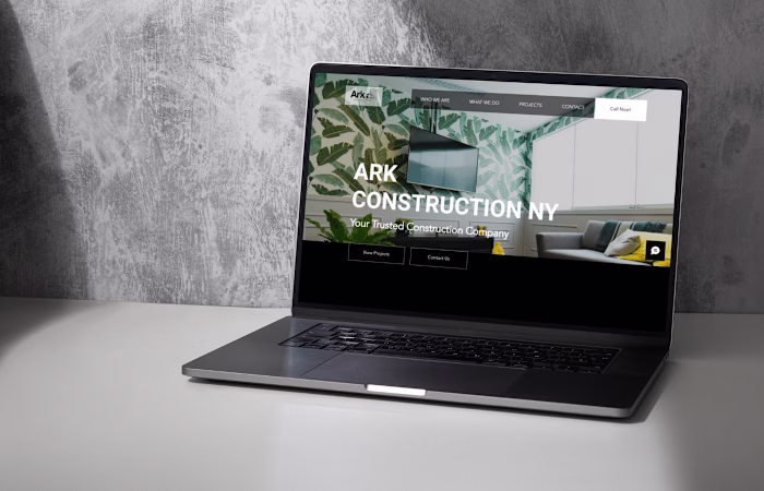 Wix Construction Website