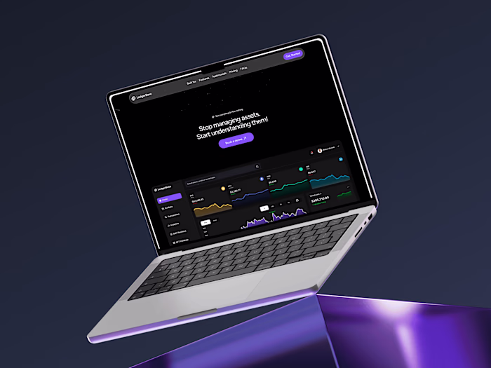 For LedgerBase, I designed and