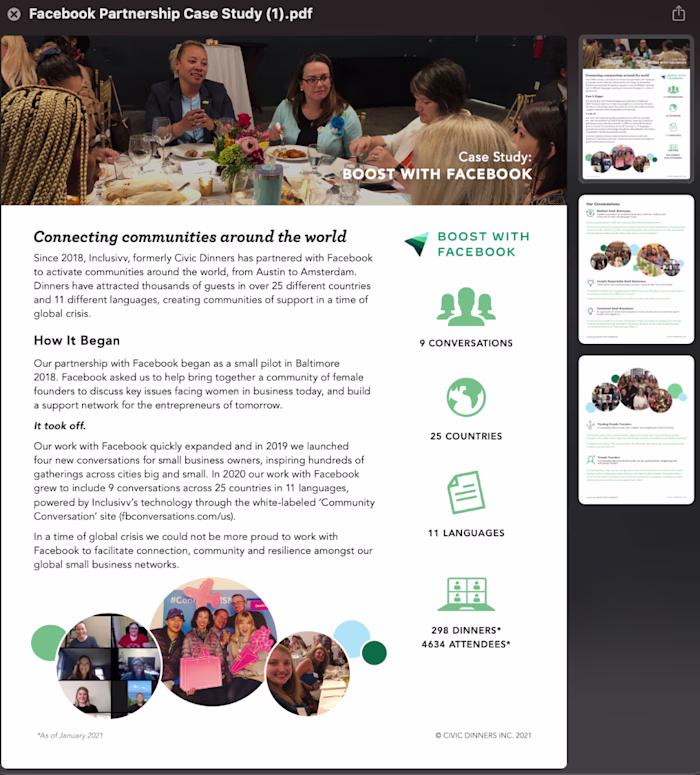 I wrote a case study for a startup on their partnership with...