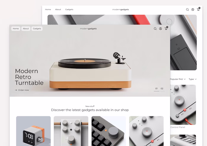 Wow! Designed my first eCommerce site in Framer with Framesh...