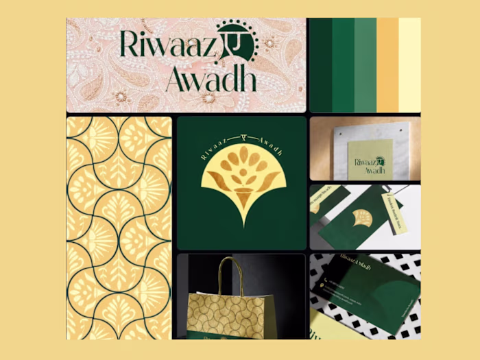 Riwaaz Awadh Brand Identity Design
