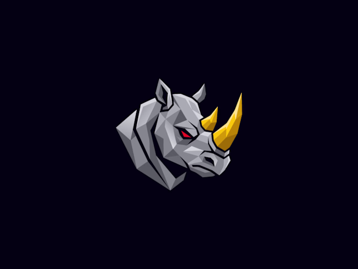 Rhino Vector Logo Available For
