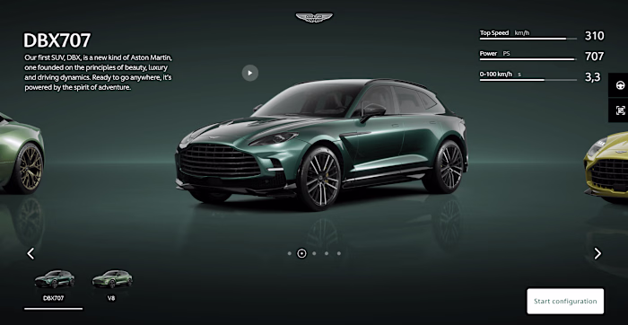 Cloud Simulation Environment for Luxury Car Cofigurators
