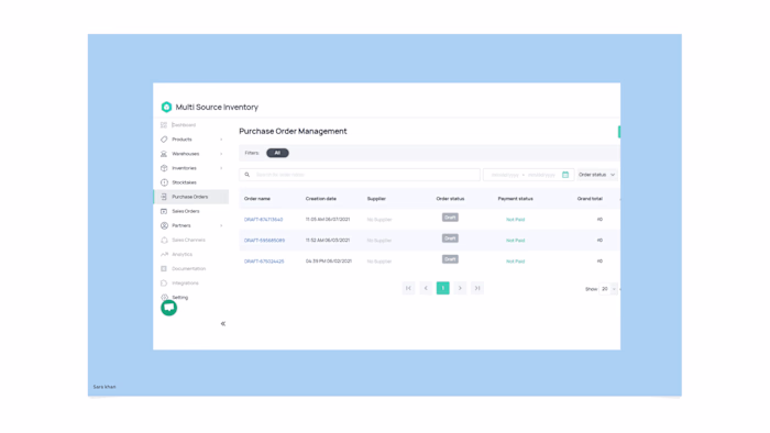 Account & Inventory management