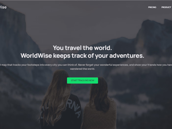 WorldWise // Keep Track of your adventures
