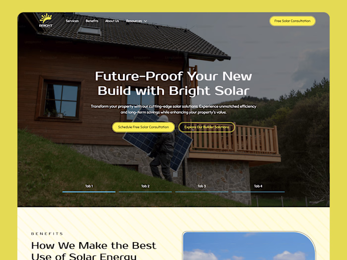 Bright Solar 🔆 | New Build Solar Website Design