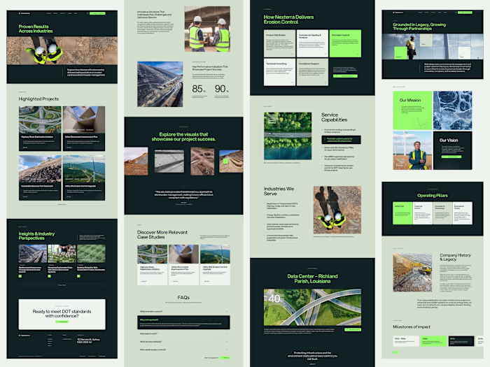 Subpages done for Nexterra.