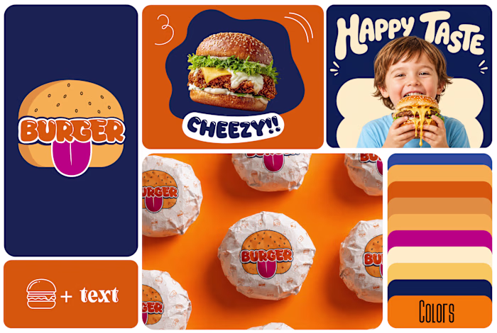 Burger Brand , Brand Identity design