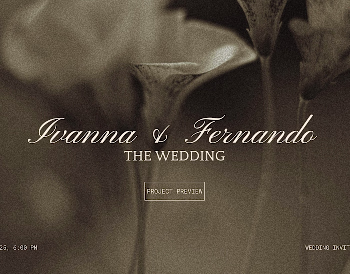 I&F - Wedding Invitation