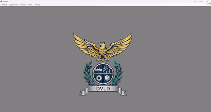 DVLD Desktop Project with C#. .NET Framework, N-Tier Archite...