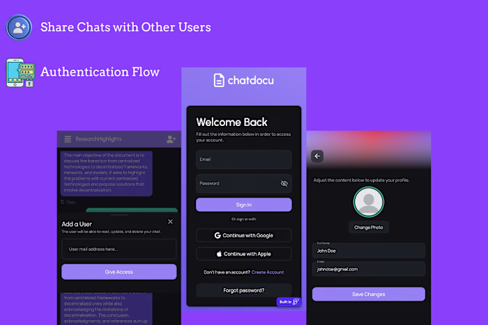 AI-Powered Chat App Template Development