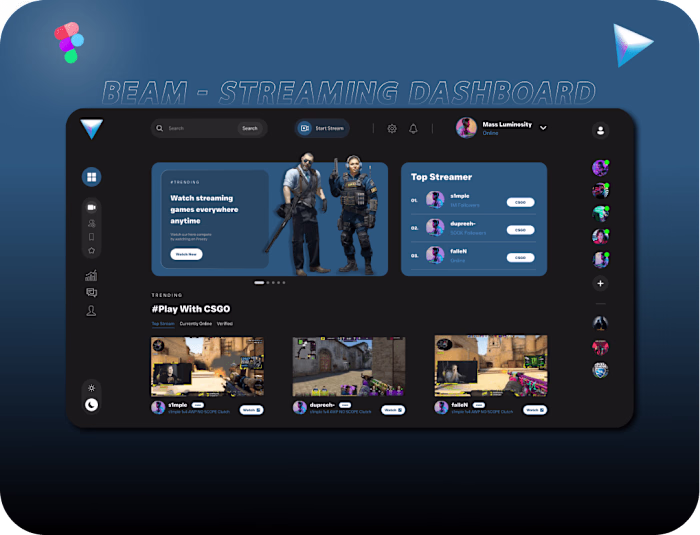 BEAM - Live Streaming Platform