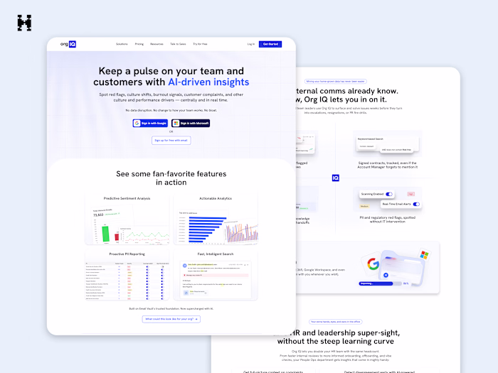 Redesigned OrgIQ 