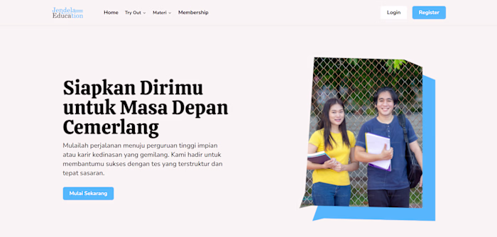 Jendela Education Website Development