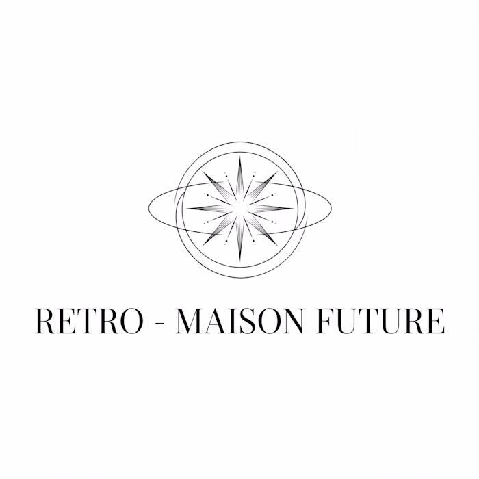 💯 RETRO - MAISON FUTURE | Luxury Retrofuturistic Logo & Bra...