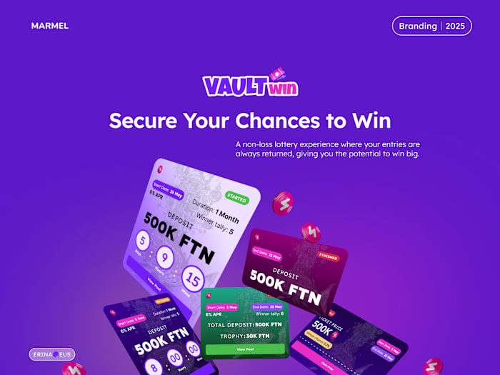 Vaultwin — Blockchain Identity, UX/UI & Graphic Design