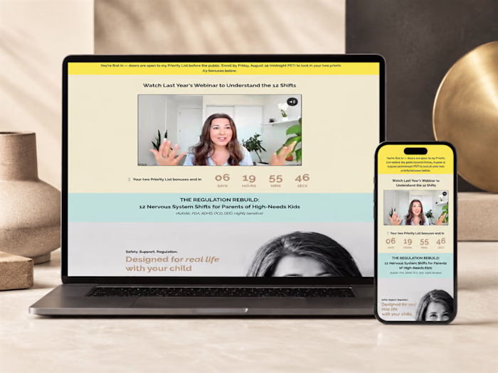 Kajabi Launch Page Variants for IlluminateU
