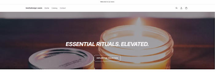 Oasis Lab — Luxury E-Commerce Concept Storefront