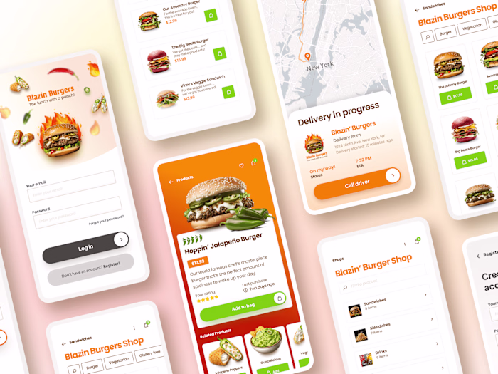 E-commerce Specialty Foods Ordering and Delivery App Design