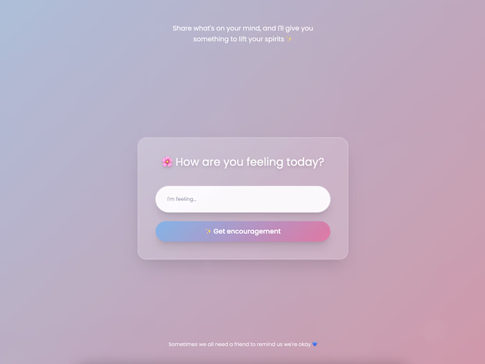 Mood Booster App